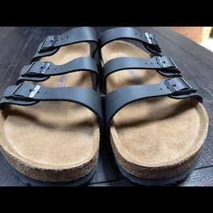EUC Birkenstock Florida Soft Footbed Sandals, 12